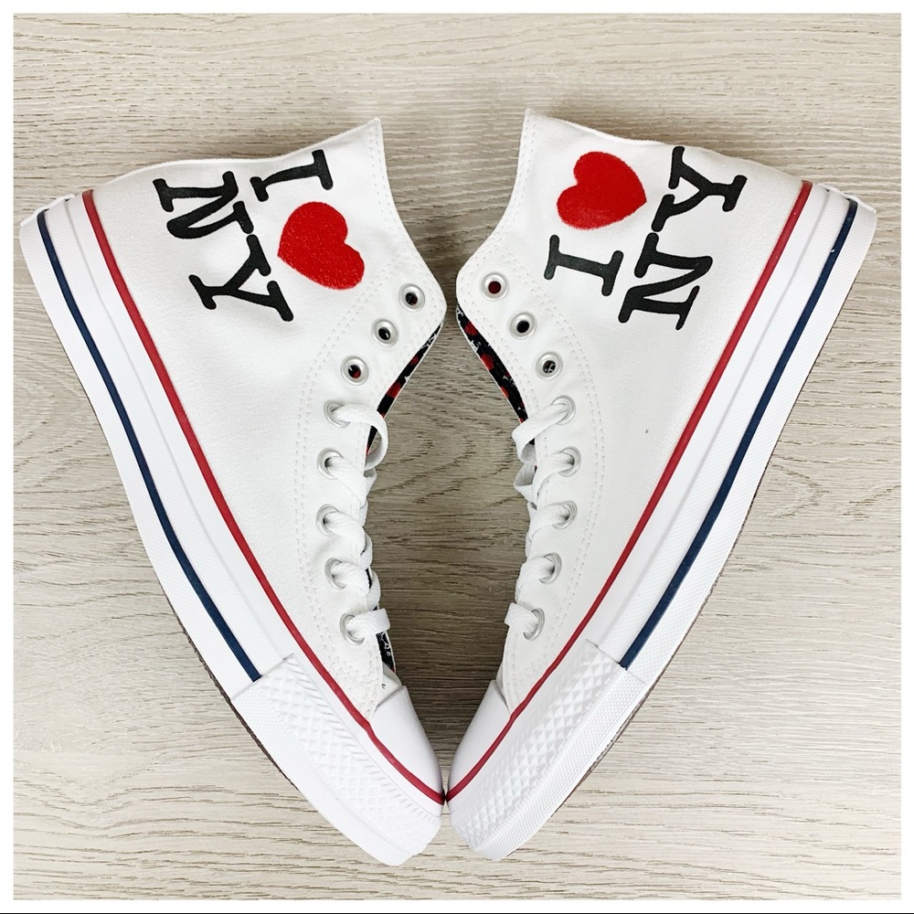 🦋Converse Chuck Taylor All Star Hi 'I Love NY'